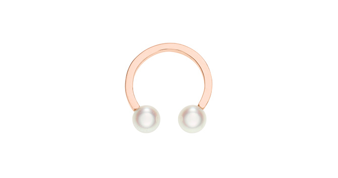Perlen-Ring mit 2 Perlen von Sophie Bille Brahe