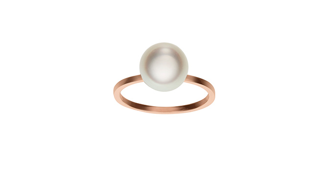 Perlen-Ring von Sophie Bille Brahe mit großer Perle