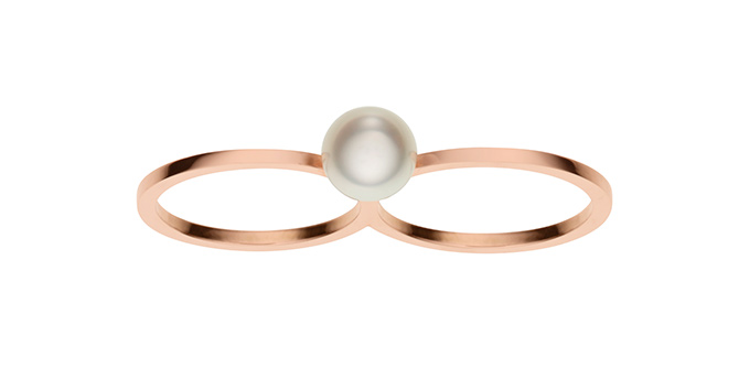 Perlen-Ring double von Sophie Bille Brahe